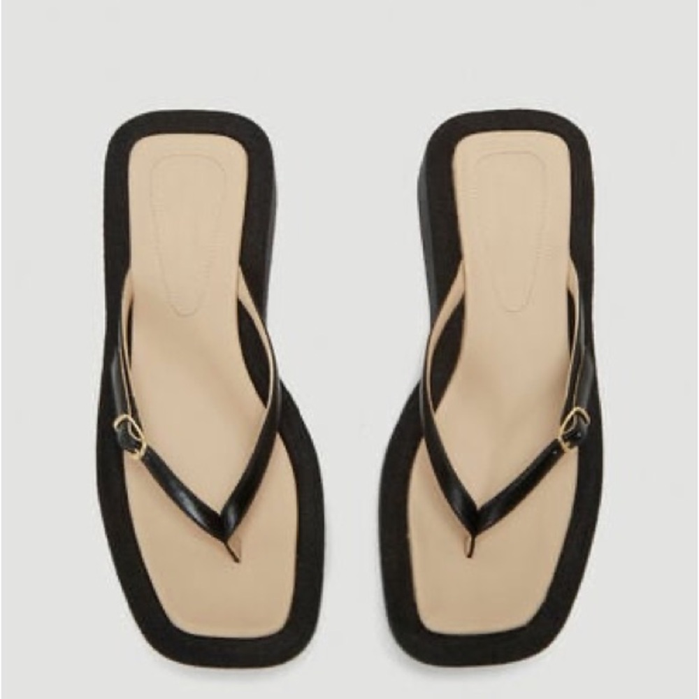 Jacquemus Les Tatanes Lin flatform platform flip flop sandal - Picture 8 of 8